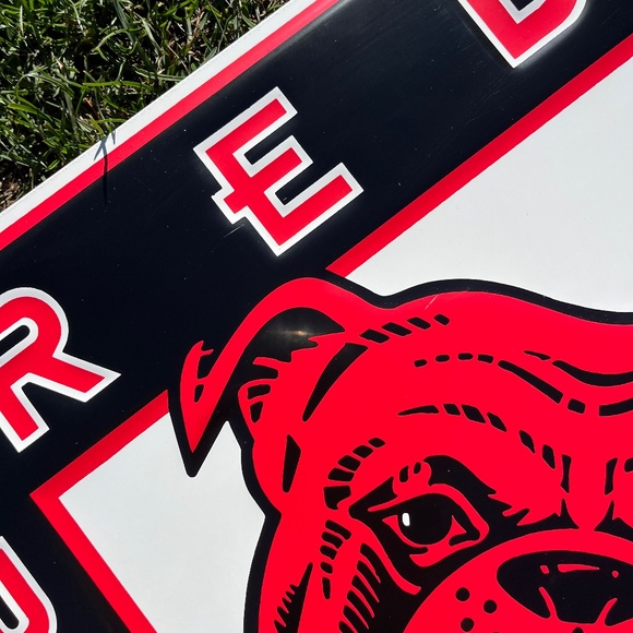 Vintage 90s Red Dog Beer Brewery Advertising Sign - Picture 7 of 8